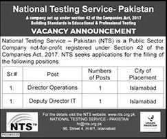 Jobs in National Testing Service Pakistan